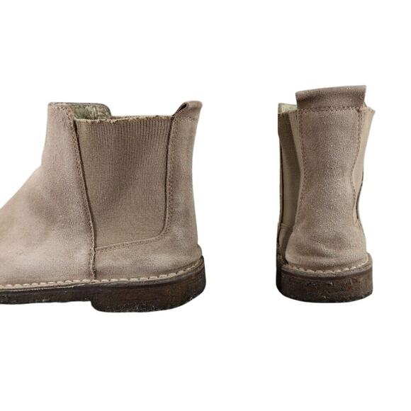 Vince Shoes Womens 5.5 Boots Cody Suede Chelsea Pull On Crepe Sole Casual Brown - Picture 6 of 14